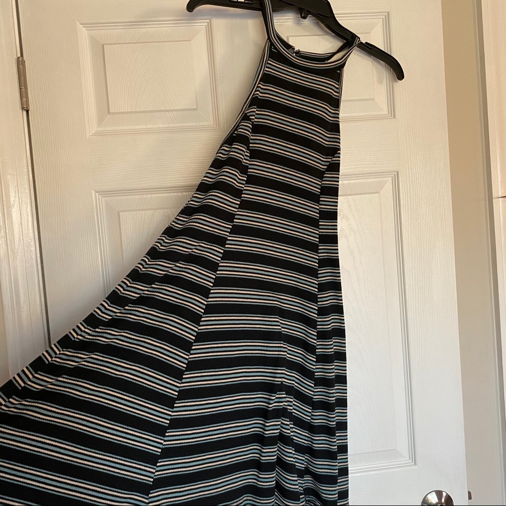 Halter Stripped Dress